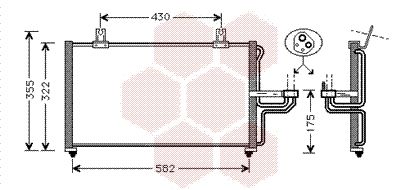 VAN WEZEL Kondensaator,kliimaseade 83005005